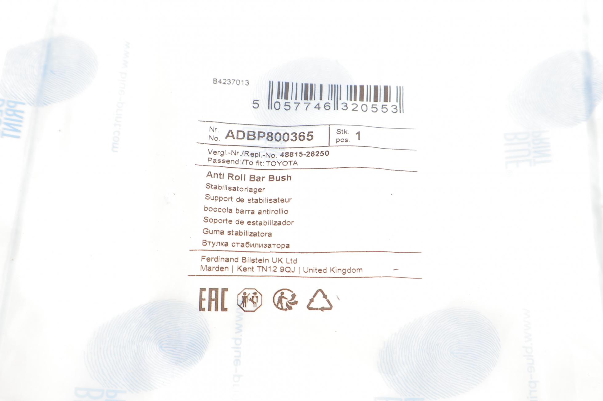ADBP800365 BLUE PRINT